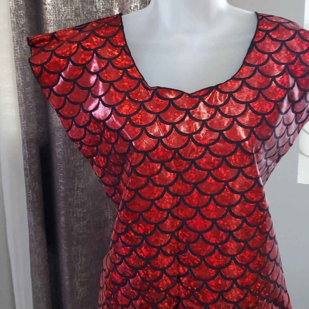 Damsel in this Dress mermaid blouse Ren Faire garb